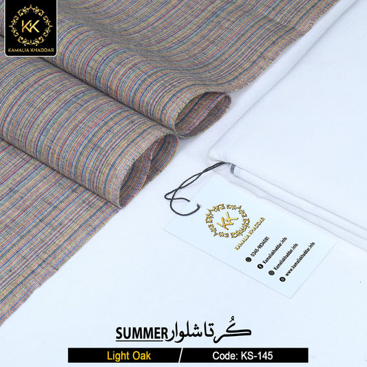 LIGHT OAK-KS145 - Kamalia Khaddar