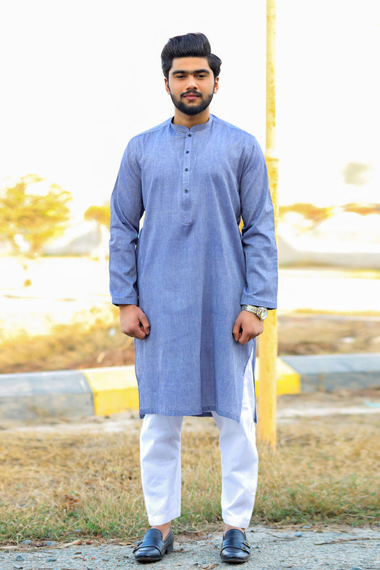 Armed Sky Cotton Khaddar Kurta-SK20