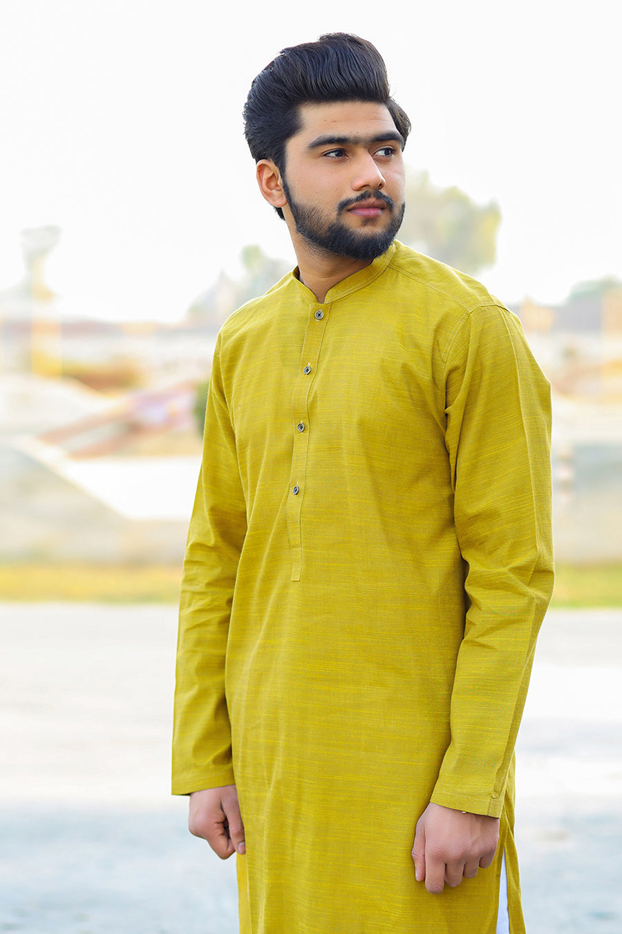 Sunglow Designer Khaddar Kurta-SK11