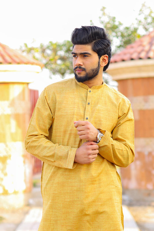 Daisy Yellow Designer Kurta Summer-SK12