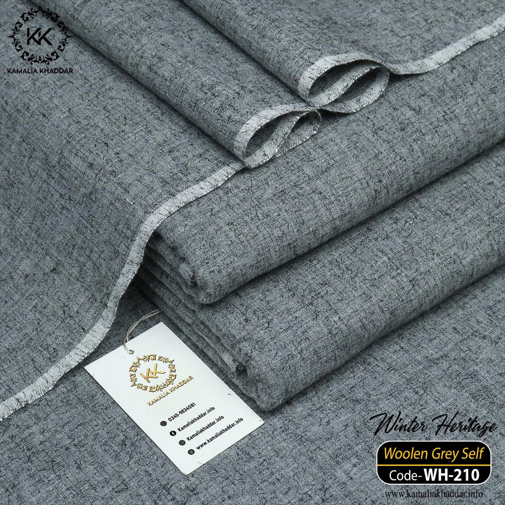 WOOLEN GREY SELF-WH210