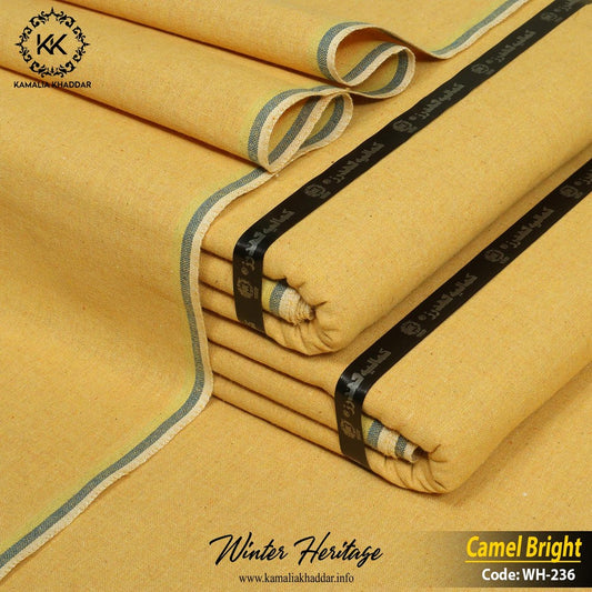 CAMEL BRIGHT-WH236 - Kamalia Khaddar