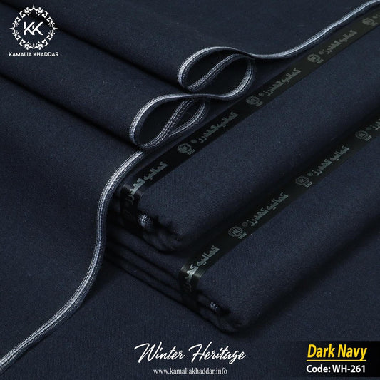 DARK NAVY-WH261 - Kamalia Khaddar